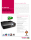 Page 1Versatile presentations anywhere
pJD5133
liGht, BriGht anD  
portaBle proJeCtor
HDMI, 120HZ AND 3D-READY
The ViewSonic® PJD5133 is a high-performance SVGA 800x600 
DLP
® projector with 2700 ANSI lumens and 3000:1 contrast ratio. 
With new slim design at only 3.2 inches high, makes it ideal to 
move  from  room  to  room  on  campus  or  throughout  the  office. 
This projector offers a variety of hardware and software features 
including HDMI, multiple PC and video input options, 1.1x manual 
optical...