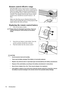 Page 13
Introduction
10
Remote control effective range
Infra-Red (IR) remote control sensor is located on 
the front of the projector. The remote control must be 
held at an angle within 30 degrees perpendicular to 
the projectors IR remote  control sensor to function 
correctly. The distance between the remote control 
and the sensor should not exceed  8 meters (~ 26 
feet).
Make sure that there are no obstacles between the 
remote control and the IR sensor on the projector that 
might obstruct the infra-red...