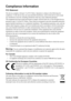 Page 2ViewSonici PJ258D
Compliance Information
FCC Statement
This device complies with part 15 of FCC Rules. Operation is subject to the following two 
conditions: (1) this device may not cause harmful interference, and (2) this device must accept 
any interference received, including interference that may cause undesired operation.
This equipment has been tested and found to comply with the limits for a Class B digital device, 
pursuant to part 15 of the FCC Rules. These limits are designed to provide...