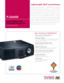 Page 1
P J 2 6 0 D
L I G H T,   B R I G H T   A N D 
P O R TA B L E   P R O J E C T O R
w i t h   B r i l l i a n t C o l o r™
ViewSonic’s  PJ260D  projector  is  a  lightweight  DLP®  powerhouse 
that  delivers  top-of-the-line  performance.  This  model  offers  2,000 
lumens  and  2000:1  contrast  ratio  to  display  crisp  and  precise  digi-
tal  images.  Weighing  under  3  pounds,  this  dynamo  is  a  great 
choice  for  the  road  warrior,  educators  with  multimedia  lessons  or 
even  home  use....