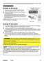 Page 18
13ViewSonic	 PJ358
Turning on the power
1.	Make	sure	that	the	POWER	ndcator	turns	n	
steady	orange	and	the	lens	cover	s	removed.
2.	Press	the	STANDBY/ON	button	on	the	projector	or	
the	remote	control.	
The	projecton	lamp	wll	lght	up	and	the	POWER	
ndcator	wll	begn	blnkng	n	green.	When	the	power	
s	completely	on,	the	ndcator	wll	stop	blnkng	and	
lght	n	steady	green.	
To	dsplay	the...