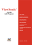 Page 1
PJ1158
LCD Projector
ViewSonic
®
Model No. : VS11459
- User Guide
-  Guide de l’utilisateur
-  Bedienungsanleitung
-  Guía del usuario
-  Guida dell’utente
-  Guia do usuário
-  Användarhandbok
-  Käyttöopas
-	Руководство 	пользователя
-  
使用手冊
-  
使用手冊 