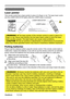 Page 18
Remote control
Putting batteries
Please	load	the	batteres	before	usng	the	remote	control.	If	the	remote	control	starts	to	
malfuncton,	replace	the	batteres.	If	you	wll	not	use	the	remote	control	for	an	extended	
perod,	remove	the	batteres	from	the	remote	control	and	store	them	n	a	safe	place.
1.	Slde	back	and	remove	the	
battery	cover	n	the	drecton	
of	the	arrow.
2.	Algn	and	nsert	the	two	 AA	
batteres	accordng	to	ther...