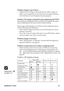 Page 32
28
ViewSonic PJ406D

Problem: Image is out of focus
  Adjusts the Focus Ring on the projector lens.  Refer to page 14.
  Make sure the projection screen is between the required distance  
  4.9 to 32.8 feet (1.5 to 10.0 meters)
 from the projector.
Problem: The image is stretched when displaying 16:9 DVD.
The projector automatically detects 16:9 DVD and adjusts the aspect 
ratio by digitizing to full screen with 4:3 default setting.
If the image is still stretched, you will also need to adjust the...