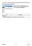 Page 175
170
ViewSonic
  Pro9500
The items shown in the table below can be 
performed using the Projector Control menu. 
Click the [Quit Presenter Mode].
Item Description
SERVICE Quit Presenter Mode Quit compulsorily from the Presenter mode.
3.10 Projector Control (Continued)
3. Web Control 