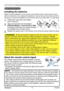 Page 24
19
ViewSonic
  Pro9500
30°3m30°
(approx.)
Remote control
About the remote control signal
The remote control works with the projector’s remote 
sensor. This projector has a remote sensor on the front.
The sensor senses the signal within the following range 
when the sensor is active: 60 degrees (30 degrees to the left and right of the sensor) 
within 3 meters about.
Installing the batteries
Please insert the batteries into the remote control before using it. If the remote control 
starts to malfunction,...