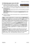 Page 247
STACK menu settings
242
ViewSonic
  Pro9500
3. Press the ◄ button to return to the previous menu, or press the ► button to 
complete the setting.   
NOTE  • If FIXED (COMPUTER IN 1) is selected, either the  COMPUTER IN1 
or IN2 port can be selected as an input source on the Main projector.  When the 
COMPUTER or VIDEO button on the remote control or the INPUT button on 
the projector is pressed, the MAIN INPUT SOURCE dialog will be displayed on 
screen.  Select COMPUTER IN 1 or COMPUTER IN 2 with the...