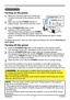 Page 26
21
ViewSonic
  Pro9500
VIDEODOC.CAMERAKEYSTONEASPECT SEARCH
BLANK
MUTEMY BUTTONPOSITIO N1 2ESC ENTERMENURESET
COMPUTER
MY SOURCE/A
UTOM AGNIFYPAGE
      UPVOLUM EDOWNー
ONOFF＋
F
REEZE
1.Make sure that the power cord is firmly and 
correctly connected to the projector and the 
outlet.
Turning on the power
2.Make sure that the POWER indicator is 
steady orange. Then remove the lens cover.
3.Press STANDBY/ON button on the 
projector or the remote control.
The projection lamp will light up and  POWER...