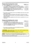 Page 36
31
ViewSonic
  Pro9500
1.Press BLANK button on the remote control. 
The BLANK screen will be displayed instead of the screen of 
input signal. Please refer to BLANK item in SCREEN menu.
To exit from the BLANK screen and return to the input signal 
screen, press BLANK button again. 
Temporarily blanking the screen
●  The projector automatically exits from the BLANK mode when 
some control buttons are pressed.
• The sound is not connected with the BLANK screen function. If 
necessary, set the volume or...