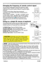 Page 17
PJ359WViewSonic
Using as a simple PC mouse & keyboard
The enclosed remote control works as a simple mouse and keyboard of the PC, when the projector's USB port (B type) connects with the PC's mouse port via a mouse cable.
(1) PAGE UP key: Press the PAGE UP button.(2) PAGE DOWN key: Press the PAGE DOWN button.(3) Mouse left button: Press the ENTER button.(4) Move pointer: Use the cursor buttons ▲, ▼, ◄ and ►.(5) ESC key: Press the ESC button.(6) Mouse right button: Press the RESET...