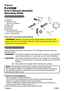 Page 6
ViewSonicPJ359W
Projector
PJ359W
User's Manual (detailed) 
Operating Guide
Contents of package
( ) Projector
(2) Remote control
      with two AA batteries
(3) Power cord
(4) RGB cable
(5) Soft case
(6) Quick Start Guide
      and ViewSonic Wizard CD
(7) Lens cover and Strap
Thank you for purchasing this projector.
WARNING  ►Before using this product, please read all manuals for this 
product. Be sure to read “Safety Guide” first. After reading them, store them in 
a safe place for future...