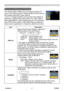 Page 56
ViewSonic51PJ359W

C.C. (Closed Caption) Menu
The closed caption setting can be changed through C.C. 
menu in the advance menu. Please select the item that you 
will change using ▲/▼ cursor buttons.
• The C.C. (Closed Caption) is the function that displays a 
transcript or dialog of the audio portion of a video, files or 
other presentation or other relevant sounds. It is required to 
have NTSC format video or 525i (480i) format component 
video source supporting C.C. feature to utilize this function....