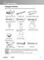 Page 11
6ViewSonic	 PJ658D

Package Contents
When	 you 	 unpack 	 the 	 projector, 	 make 	 sure 	 you 	 have 	 all 	 these 	 components:
Projector 	 w  th 	 Lens 	 CapAC
	 Power 	 Cord 				 VGA 	 Cable 	 (D-SUB 	 to 	 D-SUB)
Compos
 te 	 V  deo 	 Cable
VGA
	 (D-SUB) 	 to
HDTV
		 (RCA) 	 Cable
User’s
	 Manual
Remote
	 Control 	 (IR) 	
Opt onal 	 Accessory:
POWER  
MUTE4:3/16:9     KEYSTONELASERENTER                               BLANKMENU
VOLUME
AUTOSOURCE
Qu ck 	 Start 	 Gu  de...