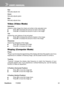 Page 27
22ViewSonic	 PJ556D

Red
Manually	 adjusts 	 red.
Green
Manually	 adjusts 	 green.
Blue
Manually	 adjusts 	 blue.
Video (Video Mode)
Saturation
Adjusts	 a 	 v  deo 	 mage 	 from 	 black 	 and 	 wh  te 	 to 	 fully 	 saturated 	 color.
	 Press		 to 	 decrease 	 the 	 amount 	 of 	 color 	 n 	 the 	 mage.	 Press		 to 	 ncrease 	 the 	 amount 	 of 	 color 	 n 	 the 	 mage.
Tint
Adjusts
	 the 	 color 	 balance 	 of 	 red 	 and 	 green.
	 Press		 to 	...