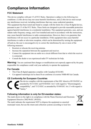 Page 29LHZ6RQLF
K 3-
&RPSOLDQFH,QIRUPDWLRQ
)&&6WDWHPHQW
EMHFWWRWKHIROORZLQJWZR
DQGWKLVGHYLFHPXVWDFFHSW
HXQGHVLUHGRSHUDWLRQ
LWVIRUD&ODVV%GLJLWDOGHYLFH
SXUVXDQWWRSDUWRIWKH)&&5XOHV7KHVHOLPLWVDUHGHVLJQHGWRSURYLGHUHDVRQDEOHSURWHFWLRQ
7KLVHTXLSPHQWJHQHUDWHVXVHVDQGFDQ
UDGLDWHUDGLRIUHTXHQF\HQHUJ\DQGLIQRWLQVWDOOHGDQGXVHGLQDFFRUGDQFHZLWKWKHLQVWUXFWLRQV
WKHUHLVQRJXDUDQWHHWKDW
LVHTXLSPHQWGRHVFDXVHKDUPIXO...