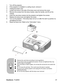 Page 59ViewSonic  Pro8500 57
1. Turn off the projector.
2. If the projector is installed in a ceiling mount, remove it
3. Unplug the power cord.
4. Loosen the screw in the side of the lamp cover and remove the cover.
5. Remove the screws from the lamp module, raise the handle, and lift out the 
module.
6. Insert the new lamp module into the projector and tighten the screws.
7. Replace the lamp cover and tighten the screw.
8. Turn on the projector.  If the lamp does not turn on after the warm-up period, try...