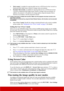 Page 3732
4.Movie mode: Is suitable for enjoying dark movies or DVD movies best viewed in a 
blackened (little light) home cinema or lounge room environment.
5.Dynamic Movie mode: Is suitable for enjoying dark movies or DVD movies best 
viewed in a blackened (little light) home cinema or lounge room environment. In 
addition, the projector will optimize the image quality using the dynamic Movie 
function in accordance with the projected contents.
It takes some time to initiate this function. Make sure the...