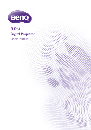 Page 1SU964
Digital Projector
User Manual 