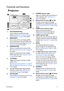 Page 11Introduction11
Controls and functions
Projector 
1. FOCUS/ZOOM Ring
Used to adjust the projected image 
appearance. See Fine-tuning the image 
size and clarity on page 25 for details.
2. MENU/EXIT
Turns on the On-Screen Display (OSD) 
menu. Goes back to previous OSD menu, 
exits and saves menu settings. 
See Using 
the menus on page 28 for details.
3. MODE/ENTER
Selects an available picture setup mode. 
See Selecting a picture mode on page 35 
for details.
Enacts the selected On-Screen Display 
(OSD)...