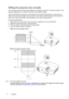 Page 1414 Installation  
Shifting the projection lens vertically
The vertical lens shift control provides flexibility for installing your projector. It allows the projector to be 
positioned slightly above or below the top level of the projected images. 
The lens shift (offset) is expressed as a percentage of the projected image height. It is measured as an 
offset from the projected images vertical center. Use the wheel to shift the projection lens upwards or 
downwards within the allowable range depending on...