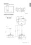 Page 69  69
  Additional information
English Dimensions
446 mm x 152 mm x 336 mm (W x D x H)
 Ceiling mount installation
Unit: mm
336
152446
78.5
74
144.02
444.99227.02
538.11577.70
402.70
322.90
273.7023.52
109.57
30.24
29.48
7.15
Ceiling mount screws: M4
(Max. L = 25 mm; 
 Min. L = 20 mm)
Unit: mm 