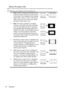 Page 30Operation 30
About the aspect ratio
In the pictures below, the black portions are inactive areas and the white portions are active areas.
OSD menus can be displayed on those unused black areas.
1.Auto: Scales an image proportionally to fit the 
projectors native resolution in its horizontal or 
vertical width. This is suitable for the incoming 
image which is neither in 4:3 nor 16:9 and you 
want to make most use of the screen without 
altering the images aspect ratio.
2.Real
: The image is projected as...