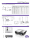 Page 2(a) Screen Size
(b) Distance from screen 
(inch) (c) 
Ver tical offset 
(inch)
Diag
onal W
(inch) H
(inch)
Inch mm
80 2032 4864 38.8 7.2
100 2540 6080 48.6 9.01
120 3048 7296 58.3 10.7
150 3810 90120 72.9 13.5
180 4572 108144 87.4 16.2
200 5080 120160 97.2 17.9
220 5588 132176 106.9 19.8
240 6096 144192 116.6 21.6
270 6858 162216 131.2 24.2
300 7620 180240 145.8 27.0
Distance Chart
Wall Mount Chart
Dimensions
MX819ST Digital Projector
4.5”
11.31”
9.15”
Unit: inch
Ceiling
floor Projection 
area
Wall...