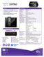 Page 1Because it matters
BenQ America Corp.
www.BenQ.us
Be nQ is a registere d trade mark of Be nQ Corp.   DLP® is a registered trademar k of Texas I nstruments. Al l rights  reserved.  Product names, logos, brands, and other trademarks 
featured or referred to in this materials are the property of their resp\
ective trademark holders. Specifications subject to change without notice. 
I
1080P2D
Keystone2D
Lens Shift
SH963
PROFESSIONAL
PROJECTOR
Features Specifications
Native Full HD (1920x1080) Resolution...