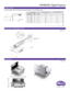 Page 2Distance Chart
Wall Mount / Ceiling Mount Chart
Dimensions
MW843UST Digital Projector
Units: inch
(a) Screen size(b) Distance from screen 
(inch) (c) Vertical offset (inch)
Diagonal Height
inch Width
inch
inch mm
60 1524 32 51 19.0 7.0
70 1778 37 59 22.1 8.1
80 2032 42 68 25.3 9.3
90 2286 48 76 28.5 10.5
100 2540 53 85 31.6 11.6
110 2794 58 93 34.8 12.8
120 3048 64102 38.0 14.0
Units: inch
9.3”13.3”
The screen aspect ratio is 16:10 and the projected picture is in a 16:10 aspect ratio
7.6”9.25”
5.5”...