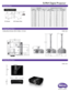 Page 2Units: inch Units: inch
Ceiling Mount Screws: M6 x 8 (Max. L=8 mm)
 13.9”
6.6” 17.4”
Because it matters
Distance Chart
Ceiling Mount Chart
Ceiling Mount Chart
SU964 Digital Projector
Screen Size
Projection Distance  (inch)
Diagonal Height 
(inch) Height 
(inch) Min distance
AverageMax distance
Inch mm (with max. zoom) (min. zoom)
701778 37” 59” 96.4”120.4”144.4”
80 2032 42” 68” 110.2” 137.4”164.9”
90 2286 47” 76” 123.6” 154.7”185.8”
100 2540 53” 85” 137.4” 172.0”206.2”
110 2794 58” 93” 151.1”...