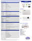 Page 2SPECIFICATIONS
*Lamp life results will vary depending on environmental conditions and usage. Actual product’s features and specifications are subject to change without notice.
1
2
3
4
5
6
7
8
HDMI -1
HDMI-2 / MHL
RS232
Composite Video in (RCA)
Audio In (L/R)
13578246
910
Audio In (Mini Jack)
USB  (Type A)
USB (Type mini B)
Audio Out (Mini Jack)
Computer in (D-sub 15pin)
9
10
Because it matters
BenQ.us |  BenQ.ca
BenQ is a registered trademark of BenQ Corp. All rights reserved. Product names, logos,...