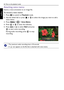 Page 6464  More on the playback mode
English
Attaching voice memo
Inserts a voice annotation to an image file.
To record a voice memo:
1. Press   to switch to Playback mode.
2. Use the wheel dial or press   or   to select the image you want to add a 
voice memo.
3. Press   >   > 
Voice Memo.
4. Press   or   to enter the submenu.
5. Press   or   to select 
Start and press 
 to start voice recording.
During audio recording, press   to stop 
recording.
• The maximum audio recording time is 30 seconds.
• A   icon...