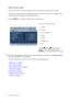 Page 2828  How to adjust your monitor  
Main menu mode
You can use the OSD (On Screen Display) menu to adjust all the settings on your monitor. 
Available menu options may vary depending on the input sources, functions and settings. Menu 
options that are not available will become grayed out.
Press the 
MENU key to display the following main OSD menu. 
The OSD menu languages may differ from the product supplied to your region, see “Language on page 
39” under “OSD Settings” for more details. 
For more...