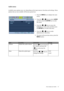 Page 37  37   How to adjust your monitor
Audio menu
Available menu options may vary depending on the input sources, functions and settings. Menu 
options that are not available will become grayed out.
1. Press the 
MENU key to display the main 
menu.
2. Press the   or   keys to select 
AUDIO 
and then press the 
ENTER key to enter 
the menu.
3. Press the   or   keys to move the 
highlight to a menu item and then press 
the 
ENTER key to select that item.
4. Press the   or   keys to make 
adjustments or...