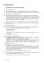 Page 4040 Troubleshooting  
Troubleshooting
Frequently asked questions (FAQ)
The image is blurred:
Read the instructions on the link Adjusting the Screen Resolution on the CD, and then 
select the correct resolution, refresh rate and make adjustments based on these instructions
How do you use a VGA extension cable?
Remove the extension cable for the test. Is the image now in focus? If not, optimize the 
image by working through the instructions in the Adjusting the refresh rate section on the 
link Adjusting...