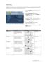 Page 31  31   How to adjust your monitor
Picture menu
Available menu options may vary depending on the input sources, functions and settings. Menu 
options that are not available will become grayed out.
1. Press the 
MENU key to display the main 
menu.
2. Press the   or   keys to select 
PICTURE and then press the ENTER key 
to enter the menu.
3. Press the   or   keys to move the 
highlight to a menu item and then press 
the 
ENTER key to select that item.
4. Press the   or   keys to make 
adjustments or...