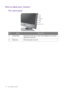 Page 1818  How to adjust your monitor  
How to adjust your monitor
The control panel
No.NameDescription
1.   Control keys Accesses the functions or menu items displayed on the screen, 
right next to each key.
2.   Power key Turns the power on or off.
1
2
 