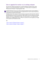 Page 15  15   Getting the most from your BenQ monitor
How to upgrade the monitor on an existing computer
This instruction details the procedure for manually updating the existing monitor driver 
software on your Microsoft Windows computer. It is currently tested as compatible for 
Windows 8 and Windows 7 Operating System (OS). 
Installing monitor driver software involves selecting an appropriate information file (.inf) from 
the downloaded driver files for the particular model monitor you have connected, and...