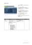 Page 23  23   How to adjust your monitor
Display menu
1. Press the MENU key to display the main 
menu.
2. Press the   or   keys to select 
DISPLAY and then press the ENTER key 
to enter the menu.
3. Press the   or   keys to move the 
highlight to a menu item and then press 
the 
ENTER key to select that item.
4. Press the   or   keys to make 
adjustments or selections.
5. To return to the previous menu, press the 
MENU button.
DISPLAYMODE: Standard
Auto Adjustment
H. Position
V. Position
Pixel Clock
Phase
10...