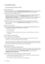 Page 3030 Troubleshooting  
7. Troubleshooting
Frequently asked questions (FAQ)
The image is blurred:
Read the instructions on the link Adjusting the Screen Resolution  on the CD, and then select 
the correct resolution, refresh rate and make adjustments based on these instructions.
How do you use a VGA extension cable?
Remove the extension cable for the test. Is the im age now in focus? If not, optimize the image by 
working through the instructions in the 
Adjusting the refresh rate  section on the link...