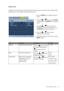 Page 33  33   How to adjust your monitor
Audio menu
Available menu options may vary depending on the input sources, functions and settings. Menu 
options that are not available will become grayed out.
1. Press the 
MENU key to display the main 
menu.
2. Press the   or   keys to select 
AUDIO 
and then press the 
ENTER key to enter the 
menu.
3. Press the   or   keys to move the 
highlight to a menu item and then press 
the 
ENTER key to select that item.
4. Press the   or   keys to make 
adjustments or...