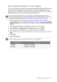 Page 17  17   Getting the most from your BenQ monitor
How to install the monitor on a new computer
This instruction details the procedure for selecting and installing the BenQ LCD Monitor driver 
software on a new computer which has never had a monitor driver installed before. This 
instruction is only suitable for a computer which has never been used before, and for which the 
BenQ LCD Monitor is the first ever monitor to be connected to it.
1.  Follow the instructions in Getting the most from your BenQ...