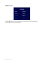 Page 2222  How to adjust your monitor  
Languages Sub menu
Press the 
W or X keys to select a language to have the OSD display menus in that language.
Press the Exit key to return to previous menu.
 