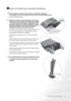 Page 6  6   How to install your monitor hardware
How to install your monitor hardware
If the computer is turned on you must turn it off before continuing. 
Do not plug-in or turn-on the power to the monitor until instructed to do so. 
1. Attach the monitor base.
Please be careful to prevent damage to the monitor. 
Placing the screen surface on an object like a stapler 
or a mouse will crack the glass or damage the LCD 
substrate voiding your warranty. Sliding or scraping 
the monitor around on your desk will...