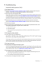 Page 31  31   Troubleshooting
9. Troubleshooting
Frequently asked questions (FAQ)
The image is blurred:
Read the 
How to adjust the screen resolution on page 15 section, and then select the correct 
resolution, refresh rate and make adjustments based on these instructions.
How do you use a VGA extension cable?
Remove the extension cable for the test. Is the image now in focus? If not, optimize the image by 
working through the instructions in the 
How to adjust the screen refresh rate on page 16 section It 
is...