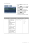 Page 25  25   How to adjust your monitor
Picture Advanced menu
1. Press the MENU key to display the main 
menu.
2. Press the 
W or X keys to select PICTURE 
ADVANCED and then press the ENTER 
key to enter the menu.
3. Press the 
W or X keys to move the 
highlight to a menu item and then press 
the ENTER key to select that item.
4. Press the 
W or X keys to make 
adjustments or selections.
5. To return to the previous menu, press the 
MENU key.
ItemFunctionOperationRange
Picture Mode Selects a picture mode that...