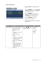 Page 25  25   How to adjust your monitor
Picture Advanced menu
1. Press the MENU key to display the main 
menu.
2. Press the 
W or X keys to select PICTURE 
ADVANCED and then press the ENTER 
key to enter the menu.
3. Press the 
W or X keys to move the 
highlight to a menu item and then press 
the ENTER key to select that item.
4. Press the 
W or X keys to make 
adjustments or selections.
5. To return to the previous menu, press the 
MENU button.
ItemFunctionOperationRange
Picture Mode
Selects a picture mode...