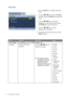 Page 2424  How to adjust your monitor  
System menu
1. Press the MENU key to display the main 
menu.
2. Press the 
W or X keys to select SYSTEM 
and then press the ENTER key to enter the 
menu.
3. Press the 
W or X keys to move the 
highlight to a menu item and then press 
the ENTER key to select that item.
4. Press the 
W or X keys to make 
adjustments or selections.
5. To return to the previous menu, press the 
MENU button.
ItemFunctionOperationRange
OSD Settings - Press ENTER to enter the OSD Settings menu....