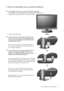 Page 7
  7
  How to assemble your monitor hardware
3. How to assemble your monitor hardware
If the computer is turned on you must turn it off before continuing. 
Do not plug-in or turn-on the power to the monitor until instructed to do so. 
1. Unpack the monitor and place it on a stable surface.
2. Connect the video cable.
Do not use both DVI-D cable and D-Sub cable on the 
same PC. The only case in which both cables can be 
used is if they are connecte d to two different PCs with 
appropriate video systems....