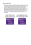 Page 3  3
BenQ ecoFACTS
BenQ has been dedicated to the design and development of greener product as part of 
its aspiration to realize the ideal of the Bringing Enjoyment N Quality to Life corporate 
vision with the ultimate goal to achieve a low-carbon society. Besides meeting 
international regulatory requirement and standards pertaining to environmental 
management, BenQ has spared no efforts in pushing our initiatives further to incorporate 
life cycle design in the aspects of material selection,...